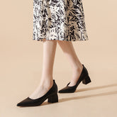 Attractive Low-cut High Pointed Toe Spring