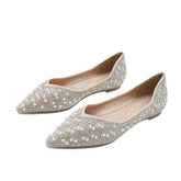 Women's Pumps Temperament Fairy Gentle Full Diamond