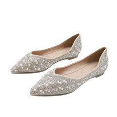 Women's Pumps Temperament Fairy Gentle Full Diamond