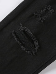 Jeans décontractés déchirés
