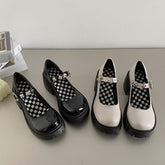 Mary Jane vintage à plateforme et perles pour femme