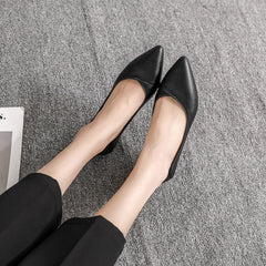 Women's Pumps Spring Low-cut Comfortable Interview For
