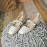 Jane Spring Low-cut Square Toe Style