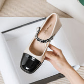 Women's French Style Chunky Pumps Spring Grandma