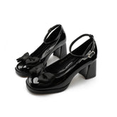 Escarpins rétro à talons hauts Preppy Loli pour femmes