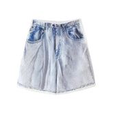 Street Denim Printing Casual Shorts