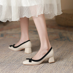 Women's French Style Retro Elegant Pumps Spring