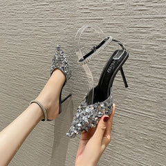 Women's Club Style Korean High Summer Heels