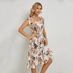 Camisole Strap Printing Dress