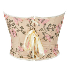 Haut tube à motif papillon imprimé, haut de soutien de la poitrine