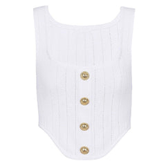 Alle passenden ärmellosen Camisole kurze gestrickte Bottoming Shirt Online Influencer Pop