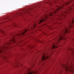 Simple Maxi Dress Elegant High Quality Internet Celebrity Tiered Dress A line Skirt