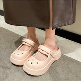 Chaussons Mary Jane noirs à plateforme Feeling Summer pour femmes