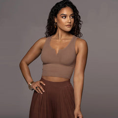 tagram Mesh Rot Personalisierte Slim Fit Inner Wear Kurzes Camisole