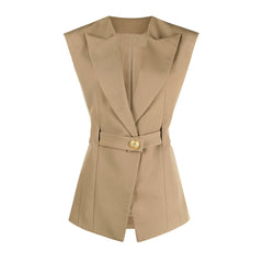 Sleeveless Slim Fit Office Business Vest