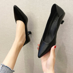 Unique Glamorous Women's With Black Soft Heels