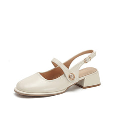 Stylish Women's Temperament Style Buckle Chunky