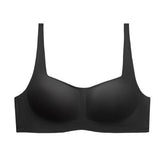 Bralette Koreanische nahtlose Unterwäsche Dünne kleine Brust Push-up Kabellose weiche Unterstützung Square Collar Tube Top Jelly Bra