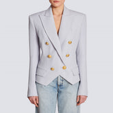 Taillenverschlankende Blazerjacken Klassischer kleiner Blazer