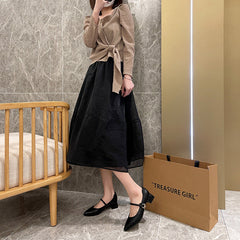 Women's Spring Low-cut Chunky Plus Sizes Heels