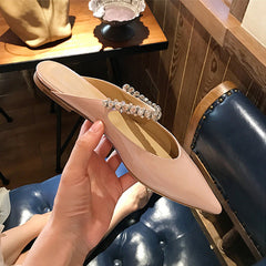 Women's Drill With Shallow Mouth Pointed Flat