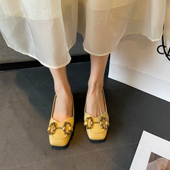 Women's Shallow Mouth Pumps Soft Bottom Surface Fat