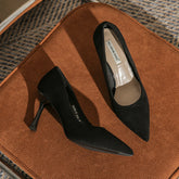 Women's Stiletto Suede Pointed Toe Professional Commuter