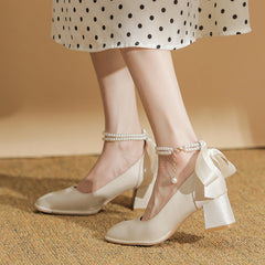 Talons épais et non fatigués pour femmes, style féerique, à double sens