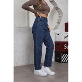 Loose Jeans Denim Pants Casual Flare Cut Pants Trousers