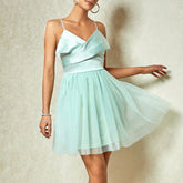 Robe douce dos nu avec coutures