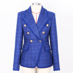 Blazer Slim Fit Small Jacket Woolen Fringe Wear Top