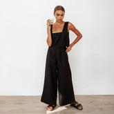 Weste Hose Pyjamas Geeignete Oberbekleidung Baumwolle Leinen Homewear