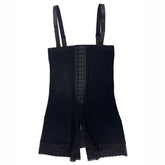 High Waist Three Breasted Crotch Zipper Belly Contracting Waist Slimming Butt Lift Underwear One Piece Corset