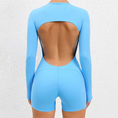 Backless Tight Yoga Jumpsuit High Elastic Sports One Piece Beauty Back Yoga Fitness Jumpsuit