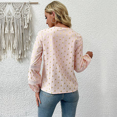 Long Sleeve Bronzing Shirt
