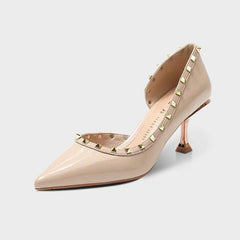 Women's High Stiletto Side Empty Mid