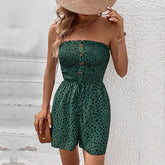 Printed Slim Romper
