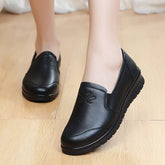 Chaussures à bout rond et semelle souple pour femme