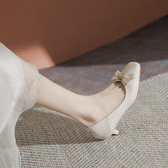 Female Summer French Style Temperament Gentle Heels
