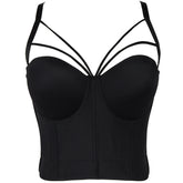 Non Slip Triangle Strap Vest Shaping Corset with Steel Ring Backless Wrap Chest Inner Wear Daily Wearable