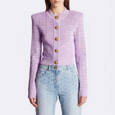 Langarm-Kurzarm-Rundhalsausschnitt, aushöhlen, Cut-Out-Pullover, Strickjacke