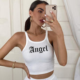 Camisole courte et ajustée Angel