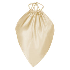 Halterneck Vest Solid Color Apron Sling Small Top