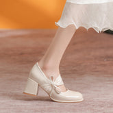 Damen High Round Head Fairy Style Chunky