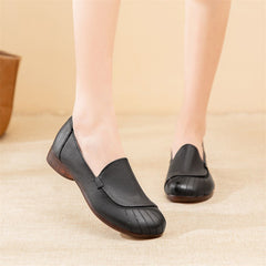 Ballerines plates rouges Leap Moon pour femmes