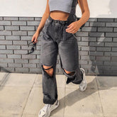 Retro Lässige Superweite Lockere Super Jeans