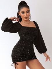 Gorgeous Elegant Solid Color Sheath Backless Dress