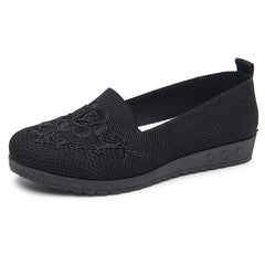 Women's Old Beijing Craft Net Low-cut Comfortable