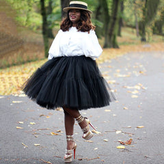 Super Fluffy Pettiskirt Tulle Skirt Multi Layer Grazy With Big Hemline Skirt Tutu Skirt Bridesmaid Nylon