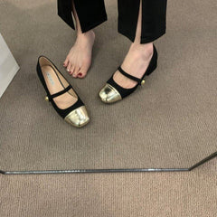 Women's French Style Classic Square Toe Mary Jane